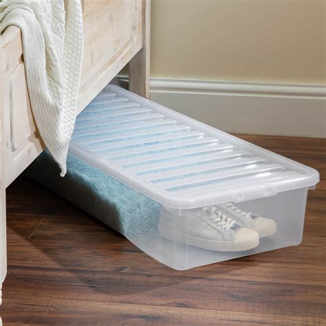 steel underbed boxes|underbed storage boxes b&m.